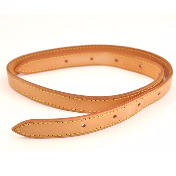 2 Louis Vuitton Straps Replacement Vaschetta Leather Shoulder For GM Bag 31.9” - Picture 2 of 16